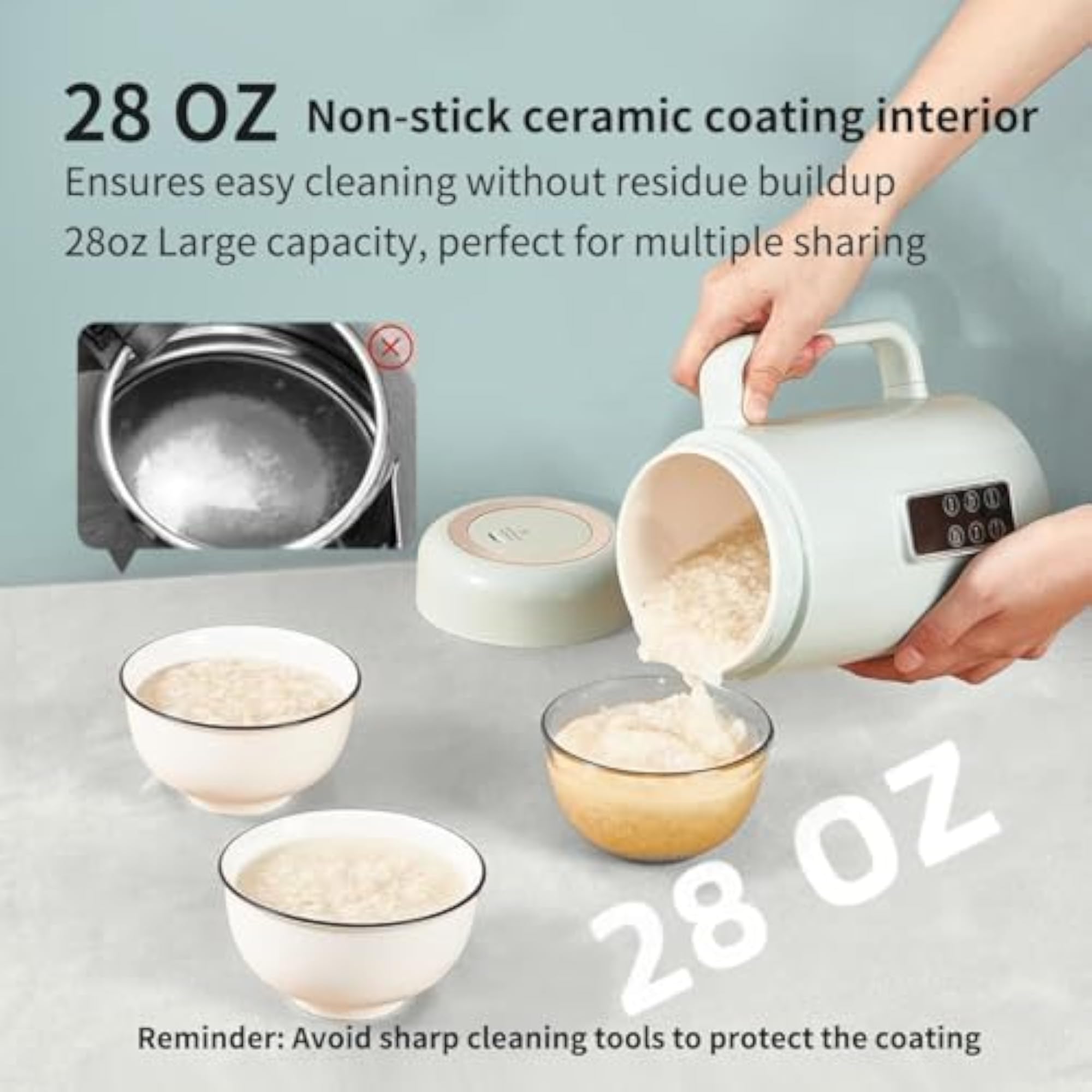 Mini Multipurpose Electric Kettle, Mug Shaped
